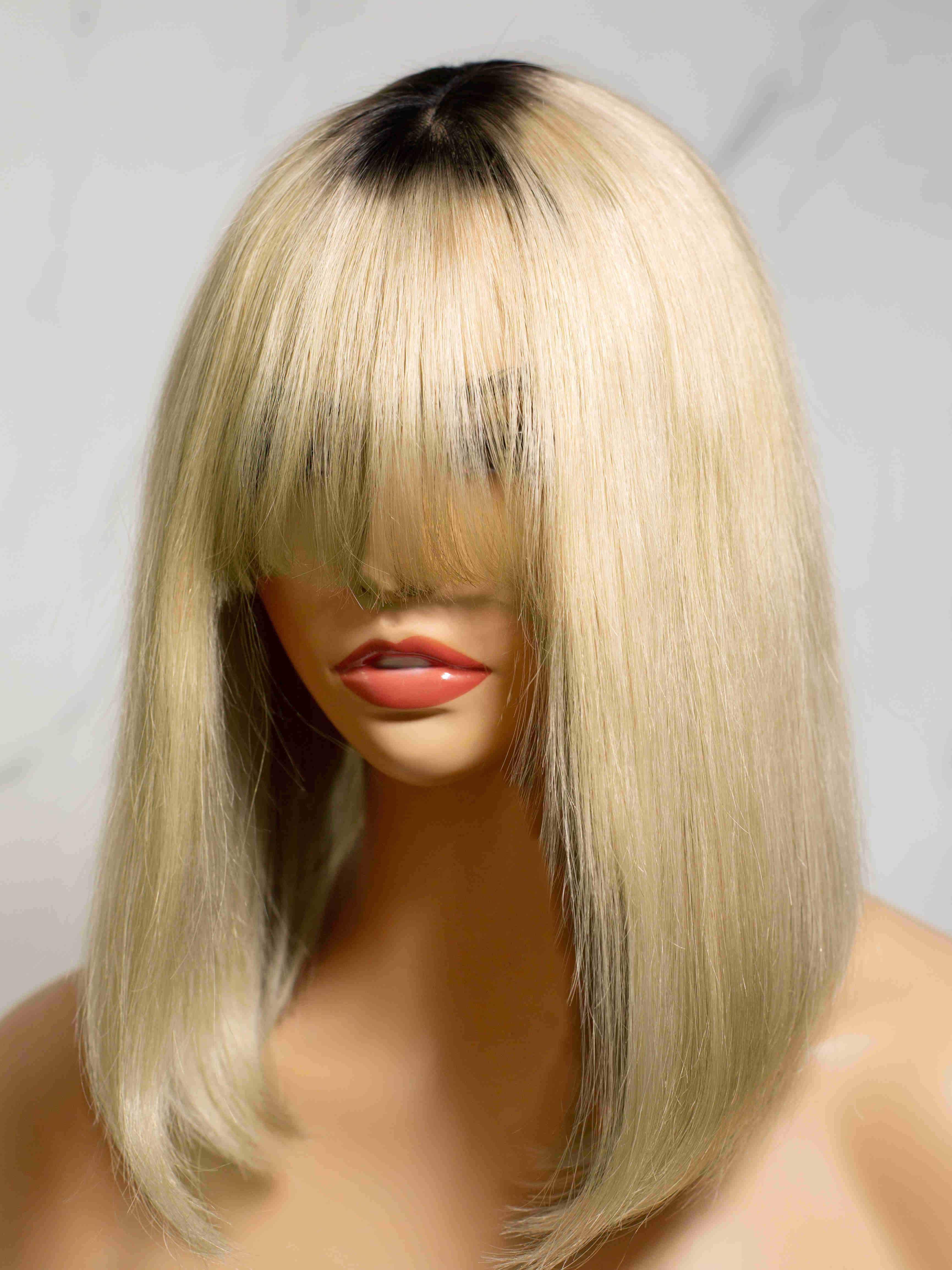 12" Blonde Bangs Wig -CFS038