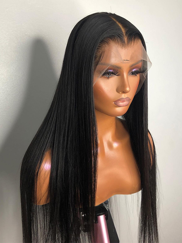 Esther014 - Silky Straight Long Lace Front Wig