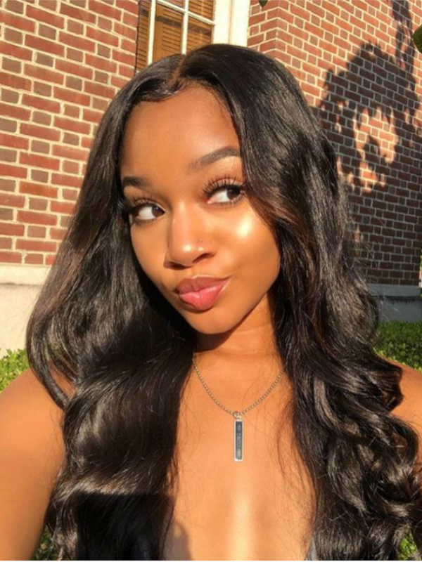 Body Wave Middle Part Lace Front Wig
