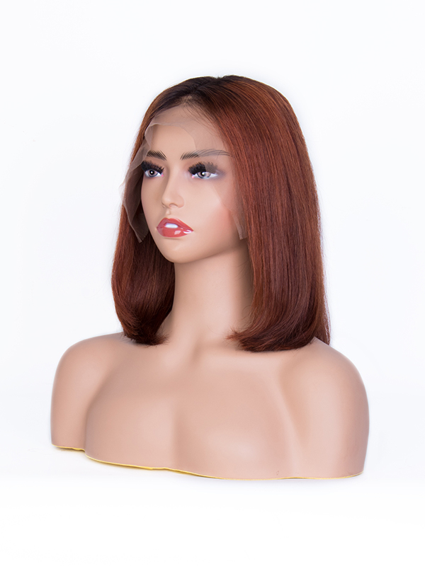 Signature Styles Collection - Layered Sunkissed Auburn Lace Front Wig