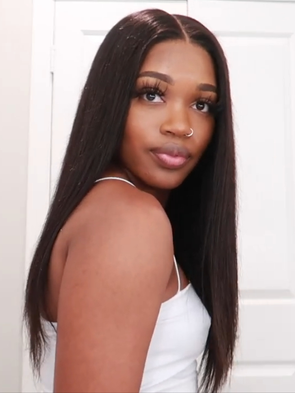 Qui - Silky Straight Virgin Hair Lace Front Wig