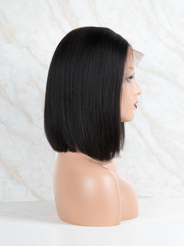 Silky Straight Classy Bob Lace Front Wig