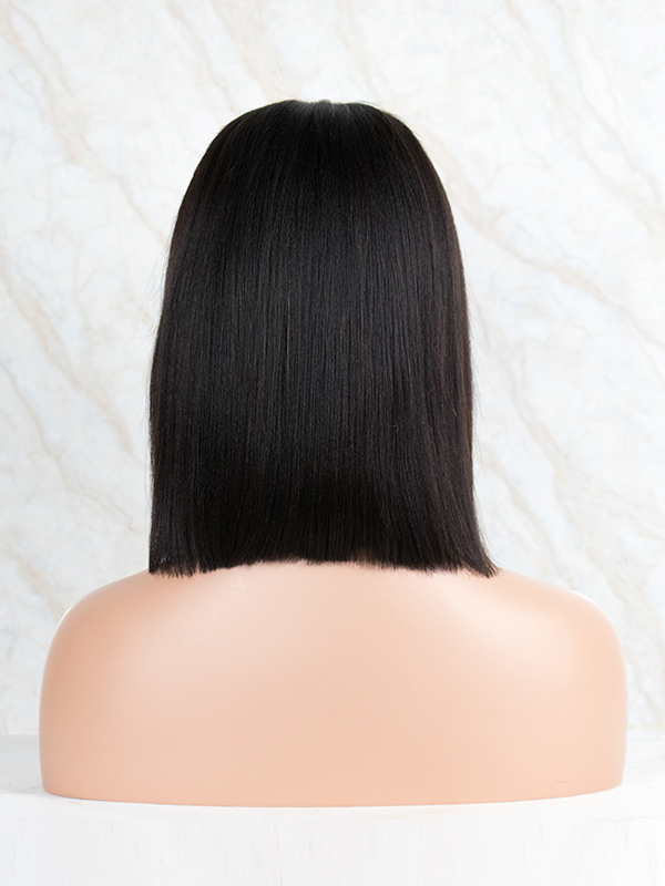 Silky Straight Classy Bob Lace Front Wig