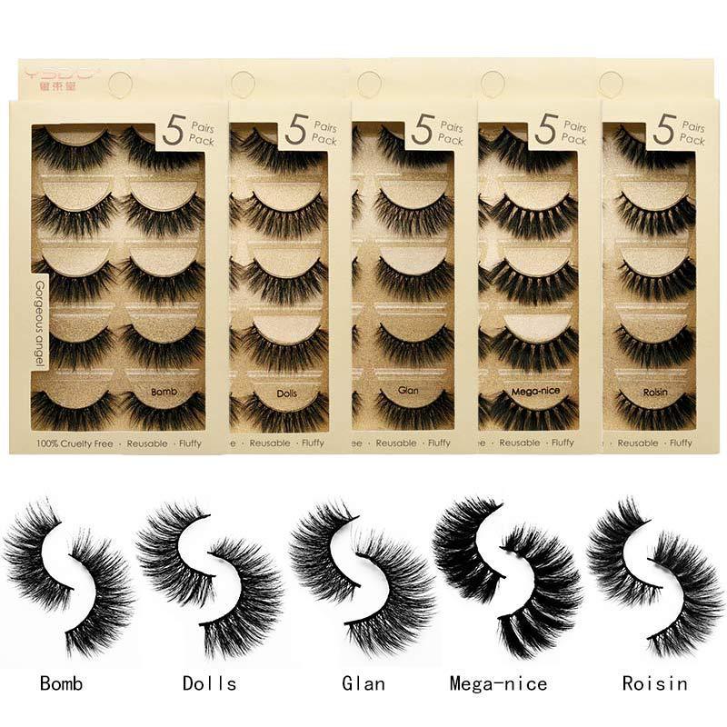 Thick and Long 3D Mink Lashes 5 Pairs