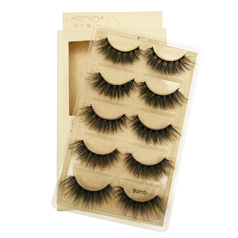 Thick and Long 3D Mink Lashes 5 Pairs